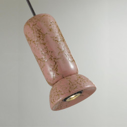 Подвес 5054/1C PENDANT Odeon Light черный/розовый/коричн./металл/керамика Подвес GU10 LED 4W KERAMA