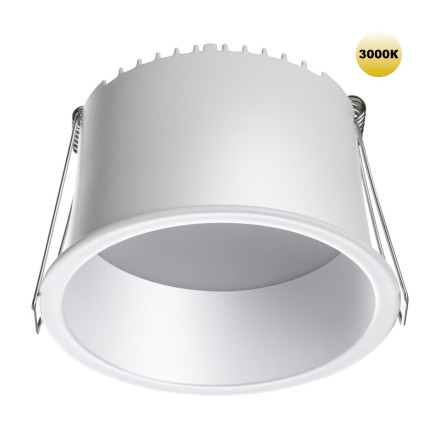 Светильник встраиваемый светодиодный 359236 SPOT Novotech белый IP20 LED 12W 220V 840Лм 3000К TRAN