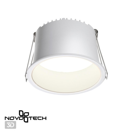 Светильник встраиваемый светодиодный 359236 SPOT Novotech белый IP20 LED 12W 220V 840Лм 3000К TRAN
