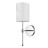 Бра 6589/1W CLASSI LN24 хром/белый, металл/текстиль Бра E14 1*40W 220V LATTI