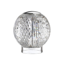 Настольный светильник 5007/2TL L-VISION Odeon Light хром/металл/акрил Настольный светильник LED 2W 4000K 200лм CRYSTAL