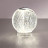Настольный светильник 5007/2TL L-VISION Odeon Light хром/металл/акрил Настольный светильник LED 2W 4000K 200лм CRYSTAL