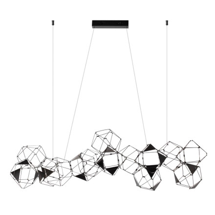 Люстра 5087/64L L-VISION Odeon Light черный хром/металл Люстра LED 64W 4000K 3800Лм TRELLIS