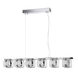Люстра 5029/40L L-VISION Odeon Light хром/металл/акрил Люстра LED 40W 4000K 2453лм MIRAGE