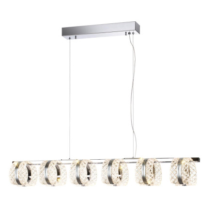 Люстра 5029/40L L-VISION Odeon Light хром/металл/акрил Люстра LED 40W 4000K 2453лм MIRAGE