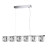 Люстра 5029/40L L-VISION Odeon Light хром/металл/акрил Люстра LED 40W 4000K 2453лм MIRAGE