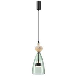 Подвес 5046/12LC L-VISION Odeon Light черный/зеленый/металл/стекло/керамика Подвес LED 12W 4000К 1400Лм PALLETA