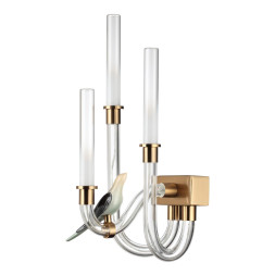 Бра 5431/6WL L-VISION Odeon Light EXCLUSIVE золотой/белый градиент/беж./зеленый/ металл/стекло/керамика Бра LED 6W 4000K LARK