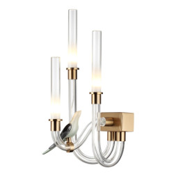 Бра 5431/6WL L-VISION Odeon Light EXCLUSIVE золотой/белый градиент/беж./зеленый/ металл/стекло/керамика Бра LED 6W 4000K LARK