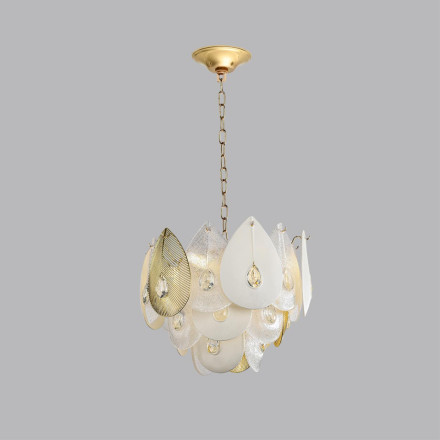 Люстра 5050/11 HALL Odeon Light золото/прозрачный/металл/стекло/фарфор/металл Люстра E14 11*40W CABOCHON