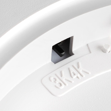 Настенно-потолочный светильник 7659/24L MITRA LED Sonex пластик/белый LED 24Вт 3000/4000K D300 IP40 ALFA WHITE