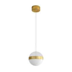 Подвес 5036/12L L-VISION Odeon Light ант.бронза/прозрачн/молочный/металл/акрил Подвес LED 12W 4000K 600лм RONI