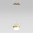 Подвес 5036/12L L-VISION Odeon Light ант.бронза/прозрачн/молочный/металл/акрил Подвес LED 12W 4000K 600лм RONI