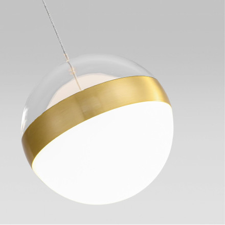 Подвес 5036/12L L-VISION Odeon Light ант.бронза/прозрачн/молочный/металл/акрил Подвес LED 12W 4000K 600лм RONI
