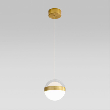 Подвес 5036/12L L-VISION Odeon Light ант.бронза/прозрачн/молочный/металл/акрил Подвес LED 12W 4000K 600лм RONI