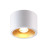 Потолочный накладной светильник 6668/1CL HIGHTECH Odeon Light белый с золотым фольг-м LED GU10 1*7W 220V GLASGOW