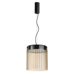 Подвес 5047/20L L-VISION Odeon Light черный/светл.янтарный/металл/стекло Подвес LED 20W 4000К 2238Лм PILLARI