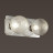Бра 4596/7WL VINTAGE хром Бра IP44 LED 2*3.5W 4000K 220V BERTHA