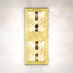 Бра 5030/8WL L-VISION Odeon Light античн.бронзаметалл/акрил Бра LED 8W 4000K 367лм MIRAGE