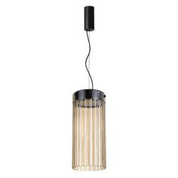 Подвес 5047/10L L-VISION Odeon Light черный/светл.янтарный/металл/стекло Подвес LED 10W 4000К 1237Лм PILLARI