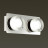 Бра 5206/10WL VINTAGE никель Бра IP44 LED 2*5W 4000K 220V ORTEGA