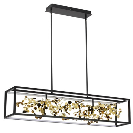 Люстра 5065/65L L-VISION Odeon Light черный/золото/металл/металл Люстра LED 1*65W 4000K BILD