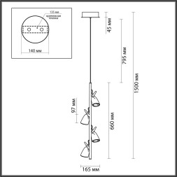 Подвесной светильник Malpa 5002/17L Odeon Light