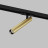 Трековый светильник Technical TR141-1-6W4K-M-BS Maytoni Technical Однофазная трековая система UNITY Focus T Черный и Латунь LED 4000