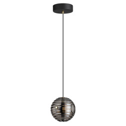 Подвес 5041/12L L-VISION Odeon Light черный/золото/дымчатый/металл/стеко Подвес LED 12W 4000К 1526Лм TRONI
