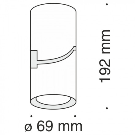 Спот Tube C019CW-01B Maytoni