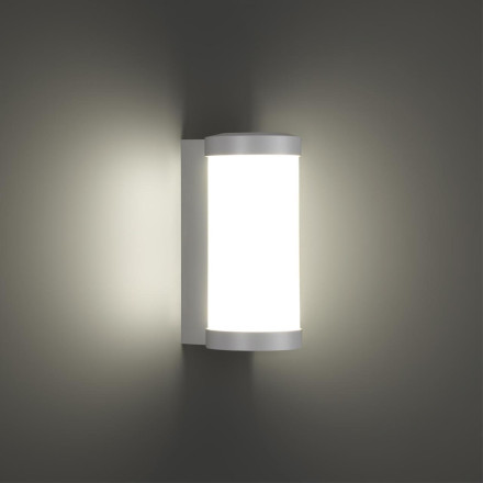 Светильник ландшафтный настенный светодиодный 359299 STREET Novotech белый IP65 LED 6W 4000K 180-265V OPAL