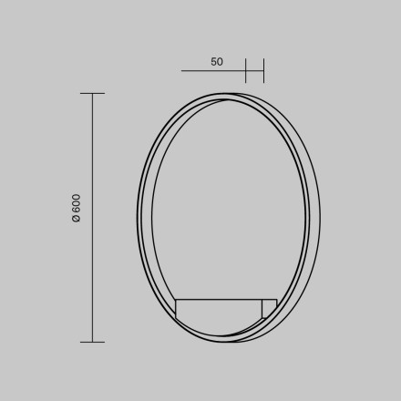 Настенный светильник (бра) Maytoni MOD058WL-L35WK Maytoni Modern Modern Rim Белый LED 0