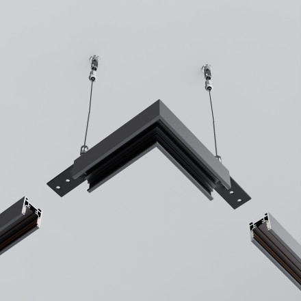 Аксессуар Technical TRAM034CL-41B Maytoni Technical Магнитная трековая система 23мм EXILITY Accessories for tracks Exility Черный 0