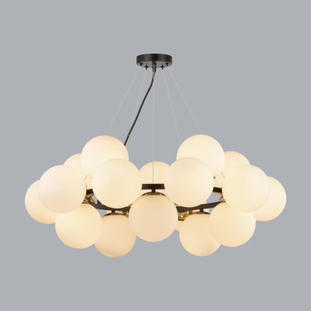 Люстра 6508/20 MODERNI Lumion чёрный, белый, бронза Люстра E14 20*40W 220V MELONA