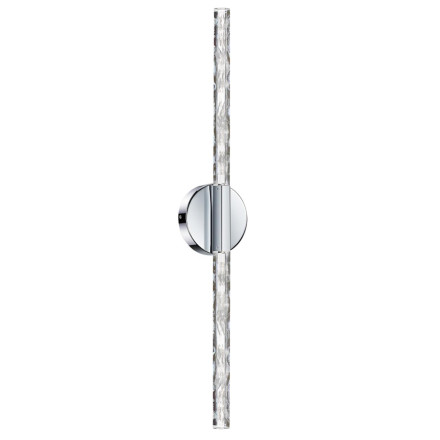 Настенный светильник 6694/6WL L-VISION Odeon Light хром/металл/хрусталь IP20 LED 6W 360Лм 3000K ALETTA