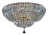 Потолочная люстра Basfor DIA100-CL-16-G Maytoni