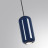Подвес 5053/1E PENDANT Odeon Light черный/синий/металл Подвес GU10 LED 4W OVALI
