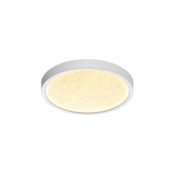 Настенно-потолочный светильник 7661/18L MITRA LED Sonex пластик/белый LED 18Вт 3000/4000K D230 IP40 OMEGA WHITE