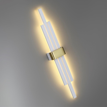 Настенный светильник 5686/18WL LEDIO Lumion золотой, белый Настенный светильник LED 18W 3000K 1350Лм 220V TOVE