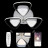Потолочная люстра HIGH-TECH LED LAMPS HIGH-TECH LED LAMPS 82047 Natali Kovaltseva