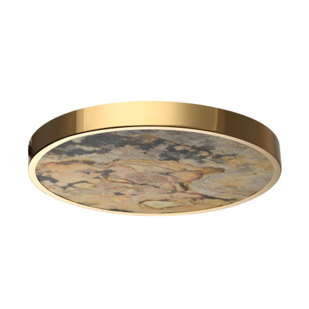 Настенно-потолочный светильник 5079/40L L-VISION Odeon Light зол./серо-бежевый/металл/натур.камень/акрил Настен.-потолочн. cвети