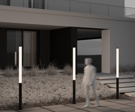 Садово-парковый светильник Outdoor O467FL-L100B3K Maytoni Outdoor Outdoor Ster Черный LED 3000