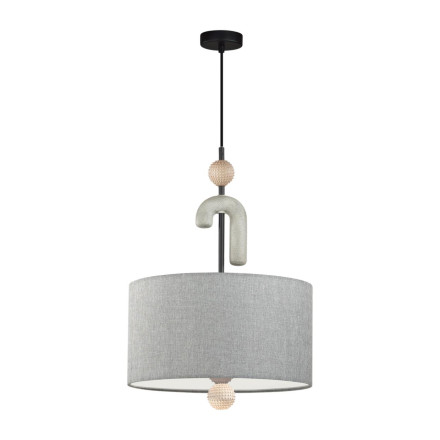 Люстра 5410/3 MODERN Odeon Light EXCLUSIVE черный матов./серый/металл/полирезин/ткань Подвес E14 3*40W BAGEL