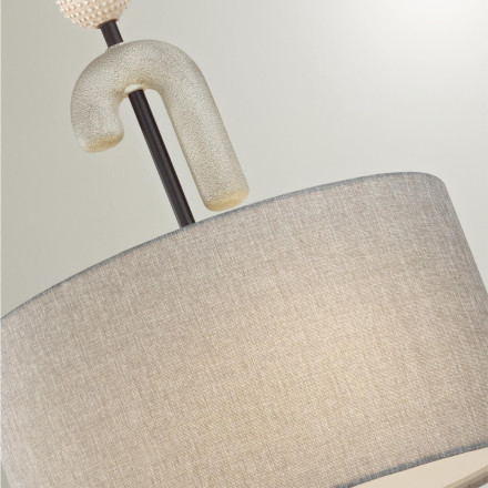 Люстра 5410/3 MODERN Odeon Light EXCLUSIVE черный матов./серый/металл/полирезин/ткань Подвес E14 3*40W BAGEL
