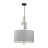 Люстра 5410/3 MODERN Odeon Light EXCLUSIVE черный матов./серый/металл/полирезин/ткань Подвес E14 3*40W BAGEL