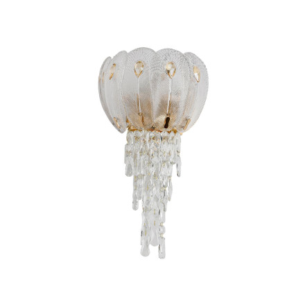 Бра 5048/4W HALL Odeon Light золото/прозрачный/янтарный/металл/хрусталь/стекло Бра G9 4*40W PAROTI