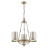 Люстра 6524/4 COUNTY Lumion античная латунь Люстра E27 4*60W 220V RIVERLY