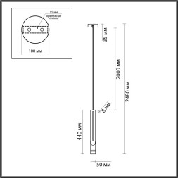 Подвесной светильник Nilo 4383/5L Odeon Light