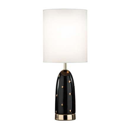 Настольная лампа 5424/1T MODERN Odeon Light EXCLUSIVE золотой/черный/белый/металл/керамика/ткань E27 1*60W POLLEN