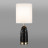 Настольная лампа 5424/1T MODERN Odeon Light EXCLUSIVE золотой/черный/белый/металл/керамика/ткань E27 1*60W POLLEN